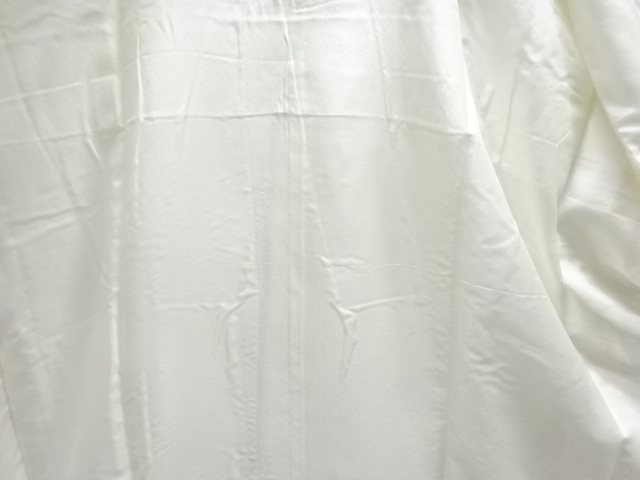  未使用品　花薬玉模様織り出し長襦袢